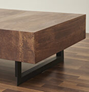 Walnut glide coffee table with sliding top by Mod-Arte additional picture 8
