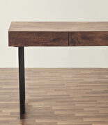 Modern office computer desk in walnut/gray by Mod-Arte additional picture 11
