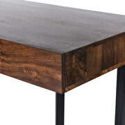 Modern office computer desk in walnut/gray by Mod-Arte additional picture 4