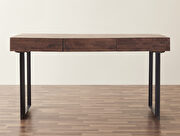 Modern office computer desk in walnut/gray by Mod-Arte additional picture 9