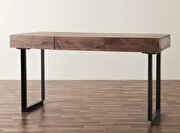 Modern office computer desk in walnut/gray by Mod-Arte additional picture 10