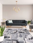 Jewel 5'2 X 7'2 Transitional & Contemporary Abstract, Geometric& Distressed Gray area rug by Mod-Arte additional picture 6