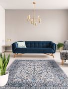 Jewel 5'2 X 7'2 Transitional & Contemporary Floral, Bordered Ivory area rug additional photo 5 of 4