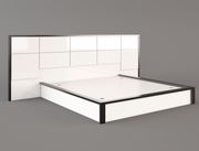 Glossy / Matte white European style platform bed by Mod-Arte additional picture 3