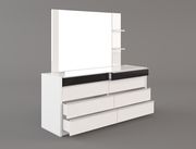 Glossy / Matte white European style platform bed by Mod-Arte additional picture 10