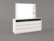 Glossy / Matte white European style dresser by Mod-Arte additional picture 2