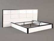 Glossy / Matte white European style king bed by Mod-Arte additional picture 11
