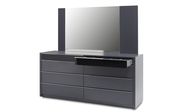 Glossy / Matte gray European style dresser by Mod-Arte additional picture 3