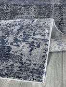 Mirage 5'2 x 7'2 Modern & Contemporary Abstract Navy/Gray area rug by Mod-Arte additional picture 3