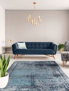 Mirage 7'10 X 10'2'  Modern & Contemporary Abstract Navy/Gray area rug by Mod-Arte additional picture 5