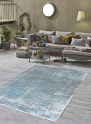 Mirage 5'2 x 7'2 Modern & Contemporary Abstract Blue/Gray area rug by Mod-Arte additional picture 5