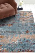 Mirage 5'2 x 7'2 Modern & Contemporary Abstract Multi/Blue area rug additional photo 5 of 9