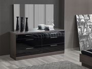 Contemporary black / walnut platform bed by Mod-Arte additional picture 9