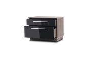 Contemporary black / walnut nightstand by Mod-Arte additional picture 2