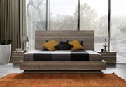 Modern two-tone brown European platform bed by Mod-Arte additional picture 9
