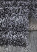 Silky Shag 5'2 x 7'2 Modern & Contemporary Solid Gray area rug by Mod-Arte additional picture 3