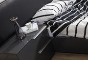 Dark gray contemporary bed w/ upholstered headboard by Mod-Arte additional picture 5