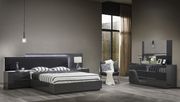 Dark gray contemporary bed w/ upholstered headboard by Mod-Arte additional picture 8