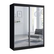 Contemporary wardrobe w/ 2 mirrored doors by Meble additional picture 2