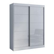 Contemporary wardrobe w/ 2 white doors by Meble additional picture 2