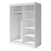 Contemporary wardrobe w/ 2 white doors by Meble additional picture 3