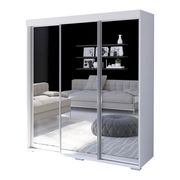 Contemporary wardrobe w/ 3 mirrored doors by Meble additional picture 2