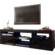 Wall-mounted contemporary TV Stand in black by Meble additional picture 2