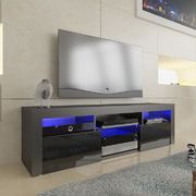 Wall-mounted contemporary TV Stand in black by Meble additional picture 7