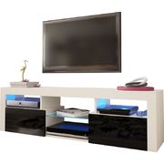 Wall-mounted contemporary TV Stand in white/black by Meble additional picture 2
