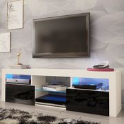 Wall-mounted contemporary TV Stand in white/black by Meble additional picture 4