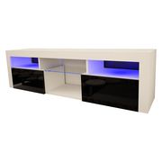 Wall-mounted contemporary TV Stand in white/black by Meble additional picture 5