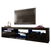 Wall-mounted floating TV Stand in black by Meble additional picture 2