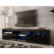 Wall-mounted floating TV Stand in black by Meble additional picture 5
