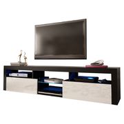 Wall-mounted floating TV Stand in black/white by Meble additional picture 2