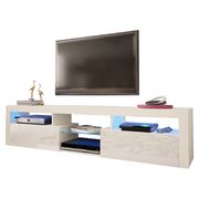 Wall-mounted floating TV Stand in white by Meble additional picture 2