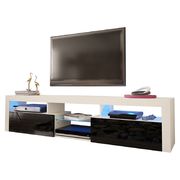 Wall-mounted floating TV Stand in white/black by Meble additional picture 2