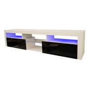 Wall-mounted floating TV Stand in white/black by Meble additional picture 5