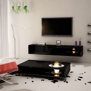 Wall-mounted contemporary glossy TV-Stand by Meble additional picture 5