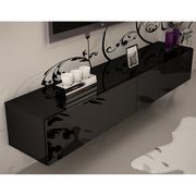 Wall-mounted contemporary glossy TV-Stand by Meble additional picture 9