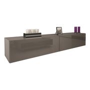 Wall-mounted contemporary glossy TV-Stand by Meble additional picture 2