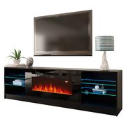 Contemporary EU-made TV Stand w/ electric fireplace by Meble additional picture 6