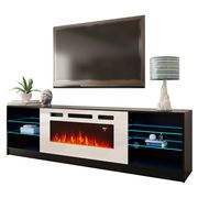 Contemporary EU-made TV Stand w/ electric fireplace by Meble additional picture 6