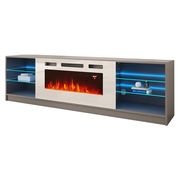 Contemporary EU-made TV Stand w/ electric fireplace by Meble additional picture 2
