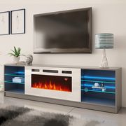 Contemporary EU-made TV Stand w/ electric fireplace by Meble additional picture 3