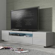 Light Gray glossy EU-made contemporary TV Stand by Meble additional picture 2