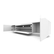 Light Gray glossy EU-made contemporary TV Stand by Meble additional picture 3