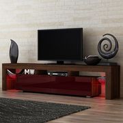 Contemporary low-profile tv-stand w/ LED by Meble additional picture 4