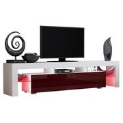 Contemporary low-profile tv-stand w/ LED by Meble additional picture 3