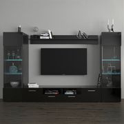 Black contemporary EU-made wall-unit / ent. center by Meble additional picture 5