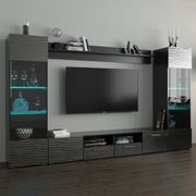 Black contemporary EU-made wall-unit / ent. center by Meble additional picture 2